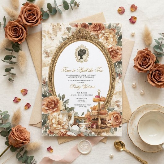 Invitation Fête de mariage automnale : l'heure de dévoiler le