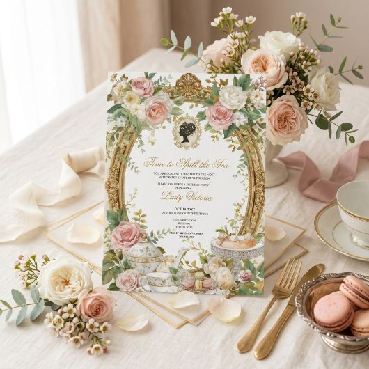 Invitation Fête de mariage automnale : l'heure de dévoiler le