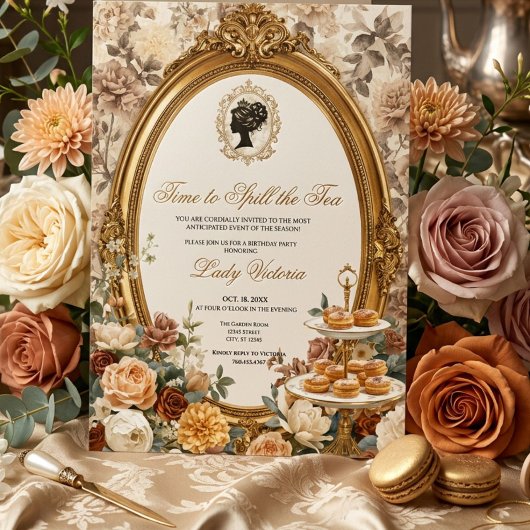 Invitation Fête de mariage automnale : l'heure de dévoiler le
