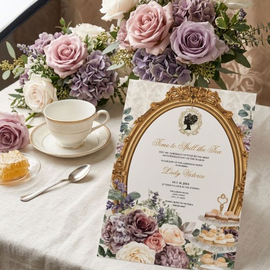 Invitation Fête de mariage automnale : l'heure de dévoiler le