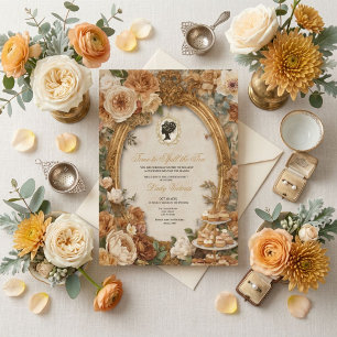 Invitation Fête de mariage automnale : l'heure de dévoiler le
