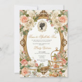 Invitation Fête de mariage automnale : l'heure de dévoiler le (Devant)