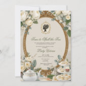 Invitation Fête de mariage automnale : l'heure de dévoiler le (Devant)