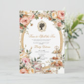 Invitation Fête de mariage automnale : l'heure de dévoiler le (Debout devant)