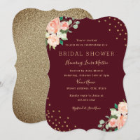 Fête de mariage avec confettis floraux or et pêche