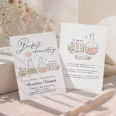 Invitation Fête de Mariage avec une Chimie Parfaite