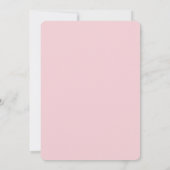 Invitation Fête de mariage Blush Peony Or (Dos)