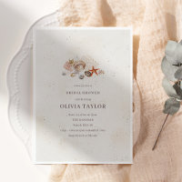 Fête de Mariage Bohème de Plage Coquillages Océani