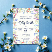 Invitation Fête de mariage champêtre