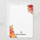 Invitation Fête de mariage Citrus Main Squeeze (Dos)
