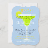 Invitation Fête de mariage cocktail Margarita & Limes Fiesta (Devant)