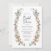 Invitation Fête de mariage colorée (Devant)