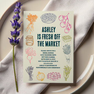 Invitation Fête de mariage colorée Fresh Off the Market