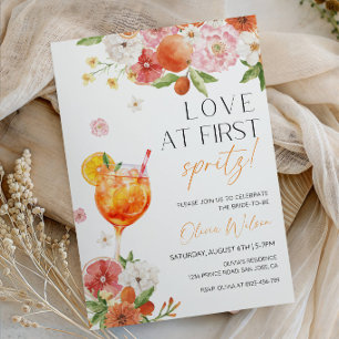 Invitation Fête de mariage « Coup de foudre au Spritz »