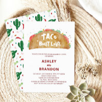 Fête de mariage d'amour de Taco Engagement Fiesta