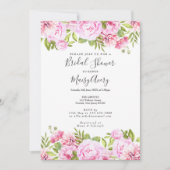 Invitation Fête de mariage dans un jardin de roses (Devant)