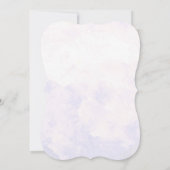 Invitation Fête de mariage de 50 ans Élégantes Hydrangeas (Dos)