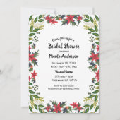 Invitation Fête de Mariage de Fête de Vacances Fantaisie Flor (Devant)