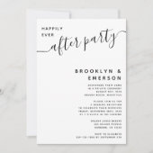 Invitation Fête de mariage de rêve réception (Devant)