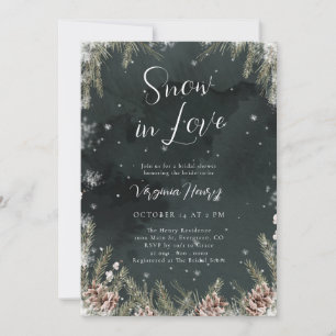Invitation Fête de Mariage de Snow In Love