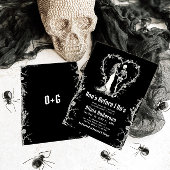 Invitation Fête de Mariage d'Halloween Boo's Before I Do's