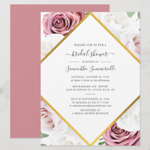 Invitation Fête de mariage élégante avec écriture florale bot