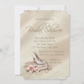 Invitation Fête de mariage élégante en ivoire (Dos)