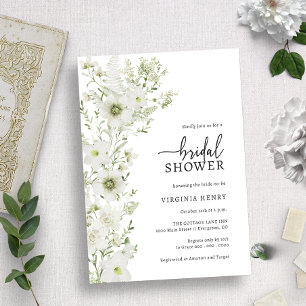 Invitation Fête de mariage élégante et verte