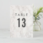 Invitation Fête de mariage élégante | Numéros de tableau (Debout devant)