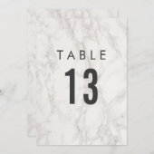 Invitation Fête de mariage élégante | Numéros de tableau (Devant / Derrière)