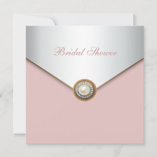 Invitation Fête de mariage élégante rose corail