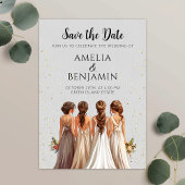 Invitation Fête de mariage Enregistrer le Mariage de date