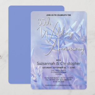 Invitation Fête de mariage et d'anniversaire de mariage au fl