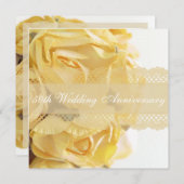 Invitation Fête de mariage et d'anniversaire de mariage avec  (Devant / Derrière)