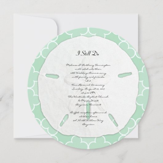 Invitation Fête de mariage et d'anniversaire de mariage de do (Devant)