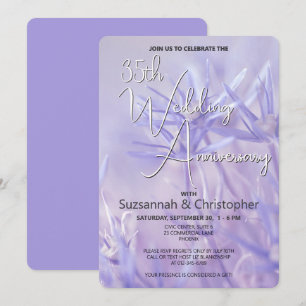 Invitation Fête de mariage et d'anniversaire de mariage Viole