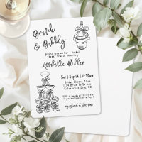 Fête de Mariage Fantaisiste Dessinée à la Main