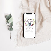 Invitation Fête de Mariage Féline