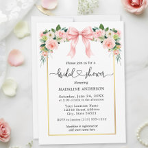 Fête de mariage floral à l'aquarelle rose en forme