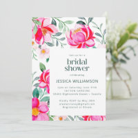 Fête de mariage floral aquarelle rose et jaune