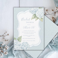 Fête de mariage Floral Bleu Hydrangea Bleue à pois