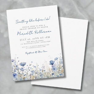 Invitation Fête de mariage floral de fleurs sauvages botaniqu
