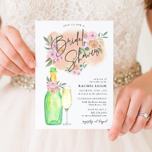 Invitation Fête de mariage floral et rêveur