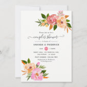 Invitation Fête de mariage florale de printemps (Devant)