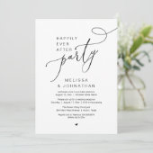 Invitation Fête de Mariage Fugitif Happily Ever After (Debout devant)