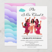 Invitation Fête de Mariage Funny Cloud 9 (Devant / Derrière)