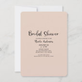 Invitation Fête de mariage Glitter Glam Or Moderne (Devant)