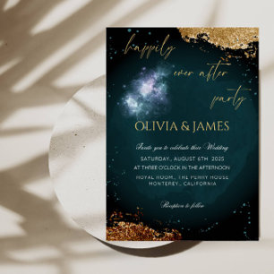 Invitation Fête de Mariage Happily Ever After Célébration de