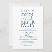 Invitation Fête de Mariage Happily Ever After, Réception de M (Devant)