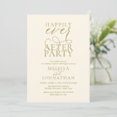 Invitation Fête de Mariage Happily Ever After, Réception de M (Debout devant)
